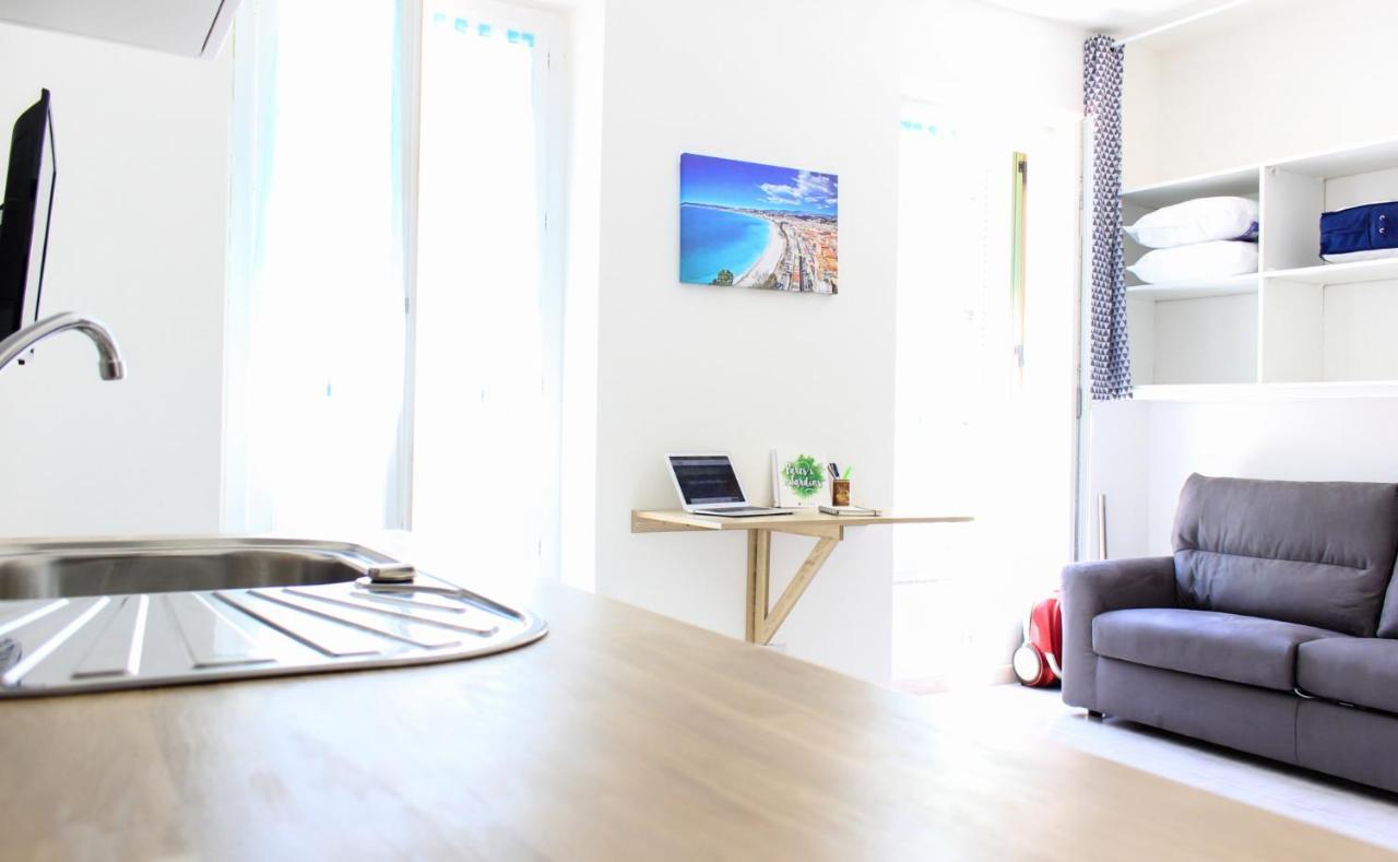 Nice - Studio Cosy Hypercentre A 500M De La Plage Eksteriør billede